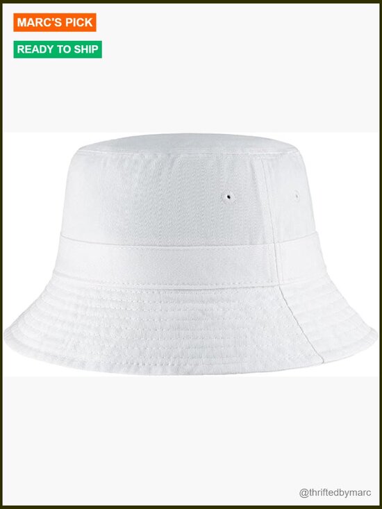 Trendy Cotton Bucket Hat for Beach Golf Fishing main image 7